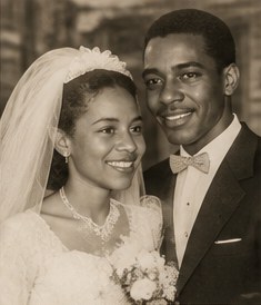 Their wedding day