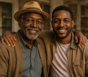 Father and son