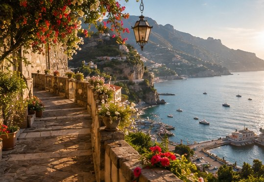 A walk above the Amalfi Coast