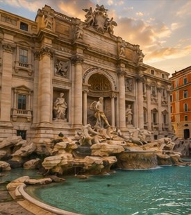 The Trevi Fountain