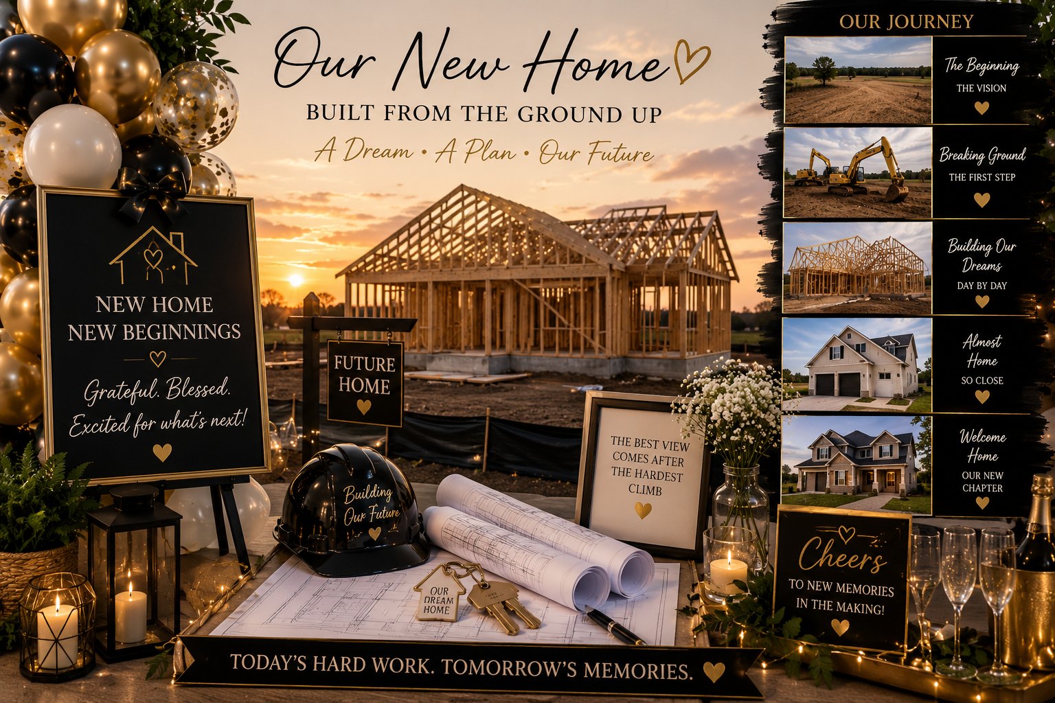 Our new home — built from the ground up